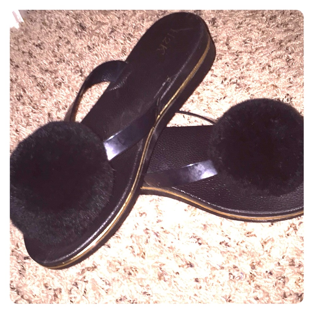 Cozy flip flops